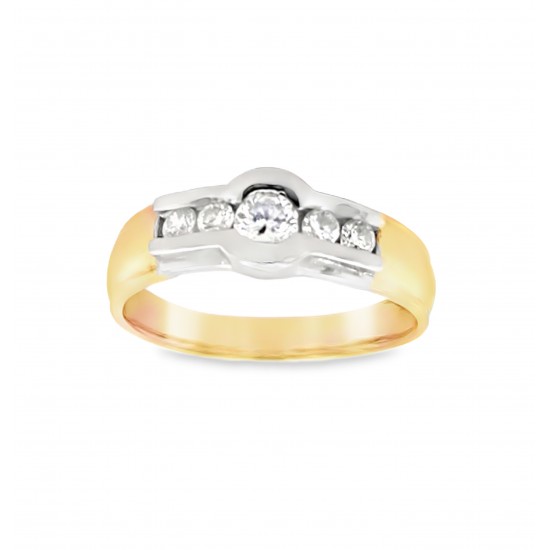 Pre Owned 14ct Diamond Ring ZA511